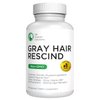 Gray Hair Rescind with Catalase - Anti-Gray Hair Supplements for Men and Women, Hair Vitamins Biotin, Saw Palmetto, Antiaging, Restores Natural Hair Color and Reverses Gray Hair at The Root
