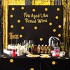 Funny Birthday Gold Glitter Banner – Happy Retirement Party Supplies, Ideas, and Gifts – 21st, 30th. 40th, 50th, 60th, 70th, 80th Adult Birthday Decorations