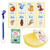 My ASL Alphabet Flash Cards 26 Alphabet Toddlers American Sign Language Flash Cards Set, Learn ASL and it’s a First Alphabet Flash Cards