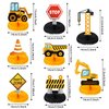 Zonon 8 Pcs Construction Theme Birthday Party Supplies Decorations Construction Table Decorations Centerpieces Truck Honeycomb Centerpieces Kids Dump Car Cone Construction Theme Party Supplies