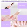 AOBOO Acrylic Liquid Monomer Acrylic Nail Liquid, 75ml/2.5fl.oz Nail Monomer Liquid Nail Extension Professional Monomer for Acrylic Powder Acrylic Nail Art for DIY