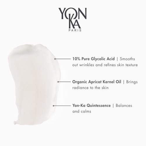 Yon-Ka Glyconight 10% Peel Masque (50ml/1.77 oz) Anti-Aging Face Mask, Skin Renewal for Wrinkles and Pore Reduction with Glycolic Acid