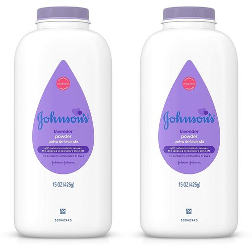 Johnsons Baby Powder Calming Lavender/Chamomile 15 Ounce (443ml) (2 Pack) by Johnson's