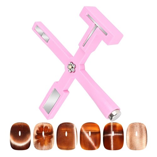 UNOOSO 5 In 1 Nail Magnet Tool,Multi-Function Cat Eye Magnetic Stick, Magnetic Stick For Cat Eye ...