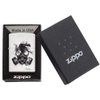 Zippo Spazuk Gas Mask Design Pocket Lighter, White Matte with Gas Mask