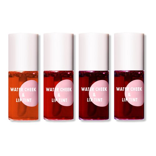 IONSGAKO 4PCS Lip Tint Stain Set, Velvet Lip Gloss Moisturizing Lip Stain Long Lasting Waterproof Liquid Lipstick Set Multipurpose Water Lip Stain Tint for Lip and Cheek Tint