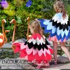 iROLEWIN Eagle-Bird-Costume for Kids Multi-Layers Feather Wings and 3D Bird Mask as Toddler Dress-up Clothes Halloween Gifts