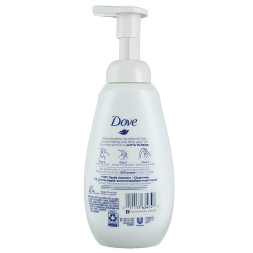 Dove Shower Foam - Foaming Body Wash - Shea Butter With Warm Vanilla - Net Wt. 13.5 FL OZ (400 mL) Per Bottle - Pack of 2 Bottles