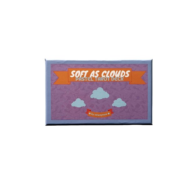 Soft as Clouds Pastel Tarot Deck & Guidebook | Made in USA | by Noweyesee and Vieux Monde | Limited Edition Print | 78 Cards | Full Size Tarot Deck