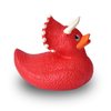 Wild Republic Rubber Ducks, Bath Toys, Kids Gifts, Pool Toys, Water Toys, Triceratops, 4"