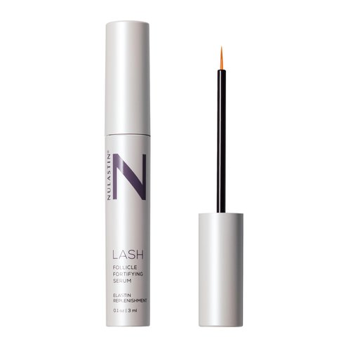 NULASTIN Eyelash Serum for Thicker Looking Lashes - Follicle Fortifying LASH Serum - Clinically Tested Eyelash Enhancing Serum with Keratin - From the Experts in Brow and Lash Serums (0.1 Fl Oz)