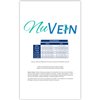 NuVein Sheer Compression Stockings, 15-20 mmHg Support, Women's Medium Denier Nylons, Knee High, Closed Toe, Black, Small