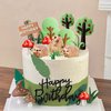 Woodland Animals Cake Topper Hedgehog cake decoration Hedgehog Mushroom Birthday Party Supplies