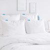 Pillow Protector Waterproof Queen Size Pillow Cases 4 Pack Skin-Friendly & Noiseless Pillow Encasement Zippered White Pillow Covers Machine Wash