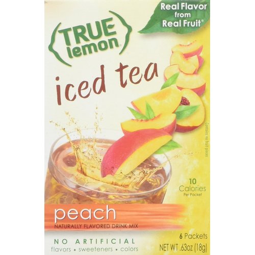PEACH ICED TEA MIX by TRUE LEMON | Instant Powdered Drink Packets That Quench YOUR Thirst, Kit In...