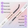 Miuffue 3 PCS Lash Kit Lash Bond and Seal with Lash Tweezers Cluster Remover Kit, DIY Eyelash Glue and Lash Applicator Tool Cluster Eyelash Glue Remover Fast Removal with No Residue