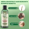 New ABERA Hair Growth Serum and Shampoo With Grapefruit Essence, for Hair Loss & Thinning Hair, Hair Regrowth Treatment for Scalp Hair Loss, Natural Anti-Hair Loss Treatment (1 Serum + 1 Shampoo)