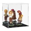 Display Case 7.8x5.9x7.8inch,20x15x20cm for Collectibles Assemble Clear Acrylic Box Alternative Glass Case for Display Action Figures Home Storage Organizing Toys