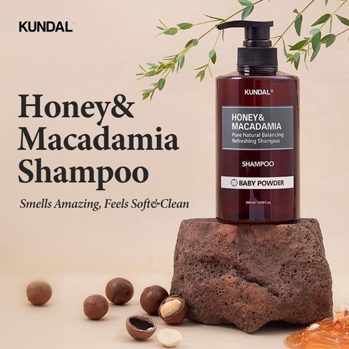 Kundal BLACKBERRY BAY Sulfate Free Moisturizing Shampoo for Dry Damaged Hair with Argan Oil, 16.9 oz(500ml), Sulfate Free Paraben Free