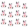 12pcs Mini Cow Rubber Duck, Small Cowboy Rubber Duck Funny Cow Print Duck for Baby Bath Toy Baby Christening Birthday Tub Summer Beach Pool Party Decorations