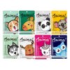 8 Pcs Facial Masks - Face Mask Sheets - Face Mask Skin Care - Sheet Masks with Hyaluronic Acid & Plant Extract - Face Mask Pack for Women with Cute Animal Package, Moisturize,Nourish,Hydrate,Smooth