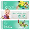 beiens Baby Books Toys, Touch and Feel Crinkle Cloth Book for Infant Baby 0-3-6-12-18 Months, Early Development Interactive Stroller Soft Toys, Shower Gifts Christmas Stocking Stuffers for Boys Girls