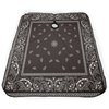 ONE TO PROMISE Bandanas Barber Cape Bandanas Paisley Black and White Hair Cut Salon Cape,Hair Stylist Hairdresser Styling Cape,Waterproof Haircut Apron Cover up for Adults,55"X66"