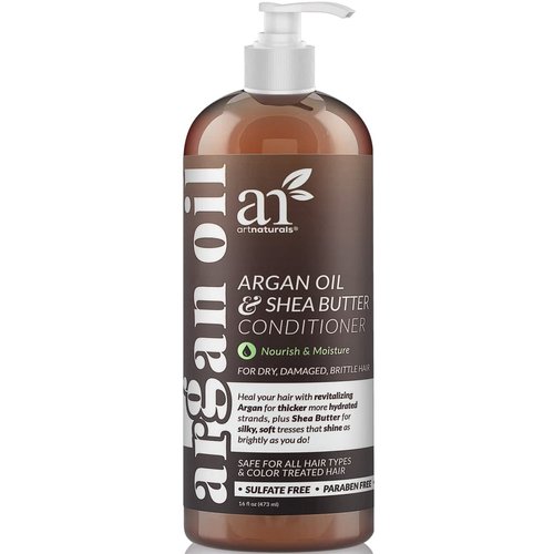 Artnaturals Argan Oil Hair Conditioner - (16 Fl Oz / 473ml) - Sulfate Free - Treatment for Damaged and Dry Hair - For All Hair Types - Safe for Color Treated Hair
