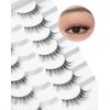 Wispy Eyelashes Natural Lashes Natural Eyelashes Fake Lashes Natural False Eyelashes Strip Lashes Wispy Lashes Flared-01
