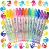 Townley Girl Panda 16 Piece Glitter Pen Body Art Set, Panda Themed, Glittery and Bright Colors, Ages 3