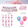 Cherry Blossom Party Decorations Cherry Blossom Birthday Party Supplies Japanese Decorations Includes Birthday Banner Cake Topper Cupcake Toppers Balloons for Wedding Bridal Baby Shower Decorations