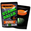 Emergency Stank Balls Bath Bombs - Funny Bath Bombs for Men - XL Bath Fizzers, Black and Green Marbled, Handcrafted in the USA