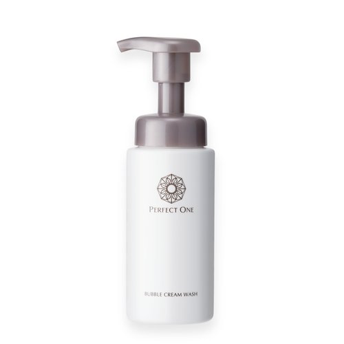 Perfect One Bubble Cream Wash 7.1 fl. oz. (210 ml) | Foam-to-Cream Facial Cleanser with Beauty Ingredients | Gentle Cleansing for Fresh and Radiant Skin | Product of Japan
