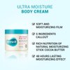 Derma B Ultra Moisture Body Cream with Olive Oil and Allantoin, 48 Hour Lasting Skin Moisturization, 14.54 Fl Oz, 430ml