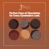 Juvia's Place Palette The Chocolates - Tan, Auburn, Shades of 6, Rich Dark Chocolate Palette, Professional Eye Makeup, Pigmented Palette, Makeup Palette for Eye Color & Shine