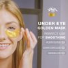Under Eye Patches for Puffy Eyes and Dark Circles – 24k Gold Under Eye Mask Patches for Puffiness, Beauty & Personal Care Products – Under Eye Masks 20 Pairs Gold Under Eye Patches for Puffy Eyes