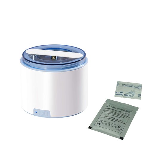 iSonic DS180 Portable Denture/Aligner/Retainer Cleaner for all dental and sleep apnea appliances, DC12V, AC100-240V worldwide