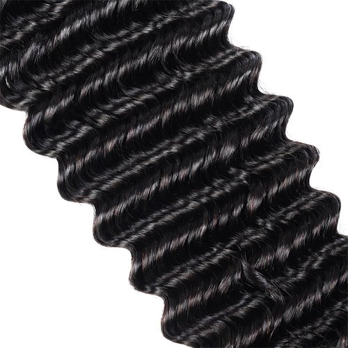Human Braiding Hair For Boho Knotless Braids 100g Deep Wave Bulk Human Hair for Braiding No Weft Wet And Wavy Human Braiding Hair 100% Remy Human Hair Extensions (Deep Wave-4/27, 16 Inch)