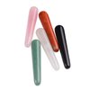 JIC Gem 5 Pcs Mix Natural Crystal Gua Sha Scraping Massage Tool Massage Wand for Face Acupuncture Therapy Stick Point Treatment Reiki Healing