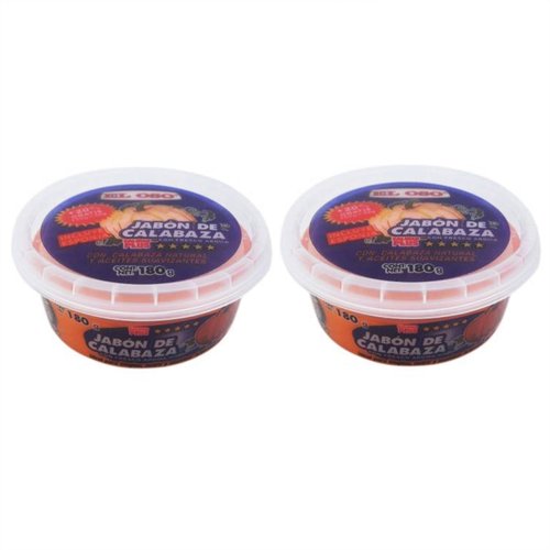 El Oso Saddle Soap Jabon de Calabaza 6.3 Ounces Includes 2 Sponges (Pack of 2)