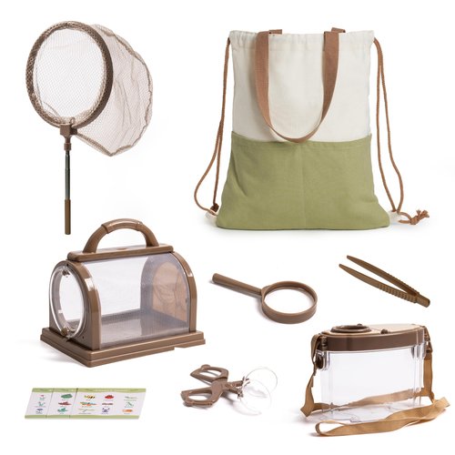 ROBOTIME Kids Explorer Kit,Bug Catcher Kit for Kids, Outdoor Exploration Set Camping Gear for Kids Outdoor Camping Adventure Toys Gift for Boys Girls 3-12 Yrs