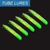 Grub Lures Fishing Jigs Head Hooks Kit- Soft Plastic Grub Tail Worm Lure Bait Crappie Jigs Buster Tubes Baits for Bass Trout Saltwater Freshwater Fishing 17-110pcs