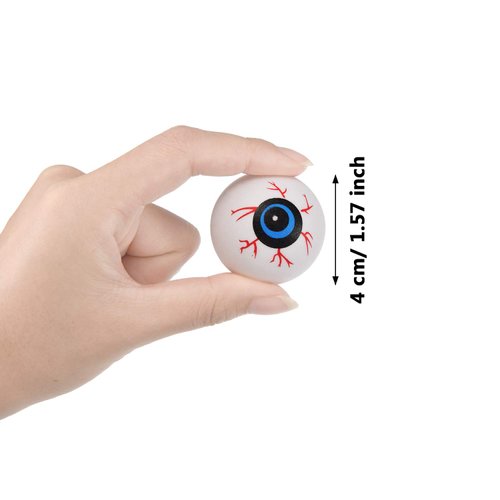 Boao 20 Pieces Halloween Eyeballs Plastic Scary Eyeballs Halloween Skeleton Eyeballs Horror Props for Halloween Party Decorations
