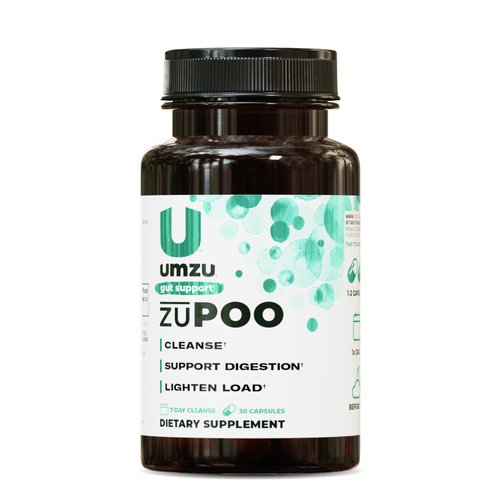 UMZU zuPoo 15-Day Gut Cleanse & Poop Pills, Cascara Sagrada + Magnesium Citrate – Colon Cleanse for Men & Women – Bloat & Constipation Relief – 30 Capsules