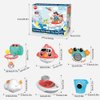 VATOS Baby Bath Toys, Elephant Basketball Hoop Bathroom Baby Toys for Babies Boys Girls 1 Year Old, Baby Bathtub Playset with Bird, Crab, Clouds, Yacht Best Bath Gift for Toddlers 1-3