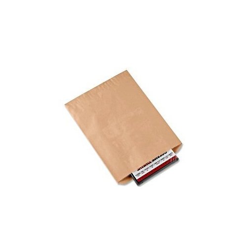 Premium Quality Kraft Paper Bags Flat Merchandise Bags 100 pack (8.5 X 11 In)