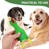 FRCOLOR Latex Chicken Squeaky Dog Chew Toy Interactive Toy for Aggressive Chewers Design for Playtime and Fetch Engaging Squeaky Sound
