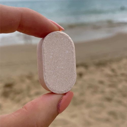 Reefyll Foaming Hand Soap 3 Refill Tablets, Dissolvable Plastic Free Hand Wash Pods, Just Add Water to Transform to Velvety Foam, Tropical Coconut Scent Duo Pack