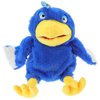LOGOFUN Bird Hand Puppet Plush Animal Bird Toy with Movable Mouth Stuffed Bird Hand Puppets Doll for Pretend Play Storytelling Prop - Blue & Yellow 11.79IN