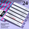FANDAMEI 80/80 Grit Nail File, 24PCS Nail Files Kit, Double Sided Emery Boards for Nails, Professional Nail File for Natural Acrylic Nails, Rectangular Manicure Nail Files Set, Coarse Grit 80/80